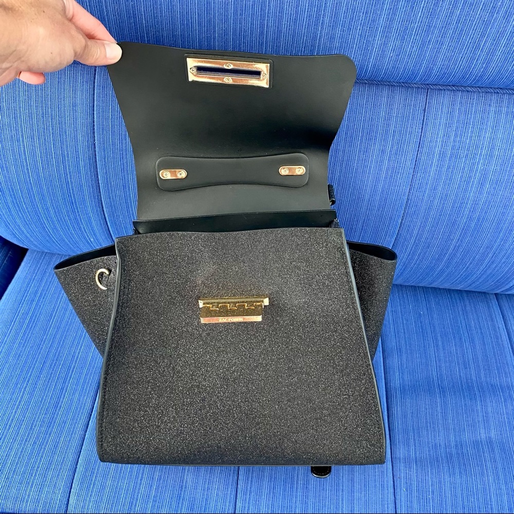 ZAC Zac Posen Glitter Eartha Convertable Backpack - Picture 16 of 16